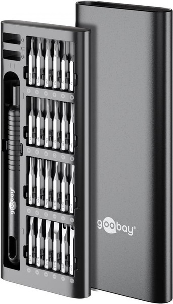 Goobay Tools Schraubendreher-Set Mit 48-Tlg. PräZisions-Bitsatz-image