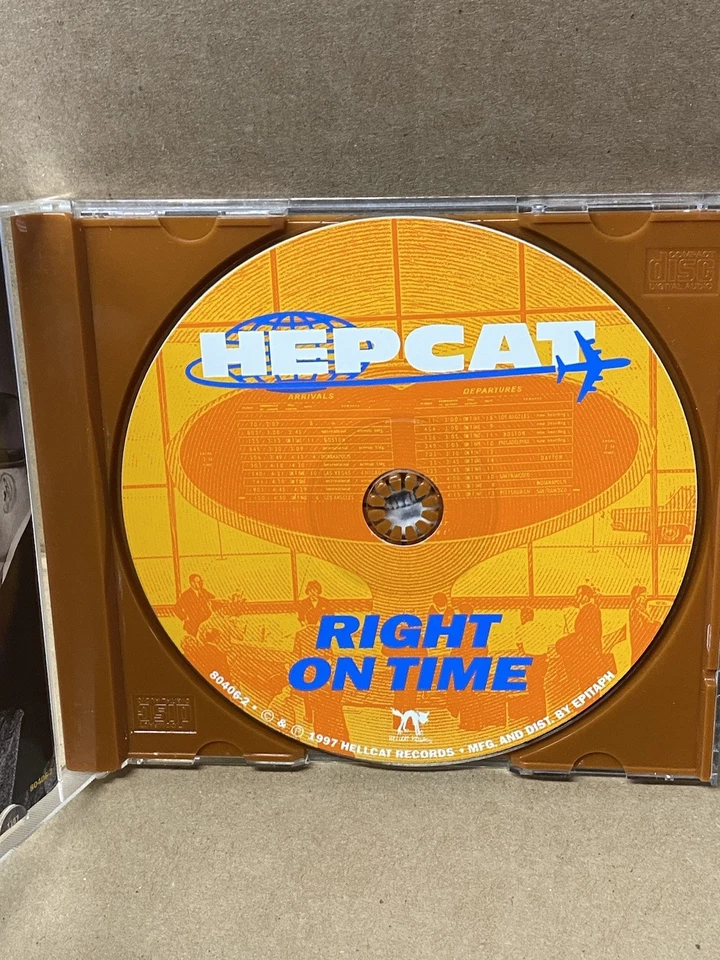 Hepcat - Right On Time (CD, альбом) 1997 Hellcat Records почти как новый - Изображение 2 из 4