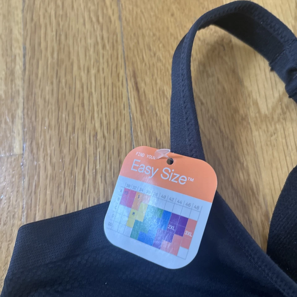 Brand New With Tags Warners Wire Free Black Size XL Bra Easy Does It - Image 4 of 4