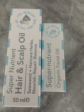 The Cornish Seaweed Bath Co. Super Nutrient Hair/scalp Oil & Facial Oil Duo Kit