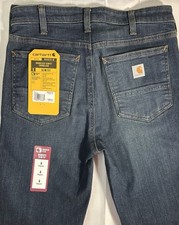 Carhartt Rugged Flex Slim Fit Tapered Denim Jeans Women's Sz. 6 Regular BD4976-W