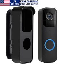 No Drilling Blink Video Doorbell Mount Adhesive Doorbell Mounting Bracket Black