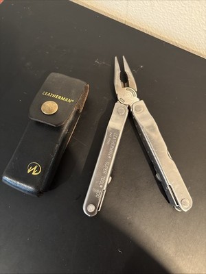 Leatherman Retired SUPER TOOL 200 Multi-Tool Stainless Date Stamp ~ 04/2003~EUC!