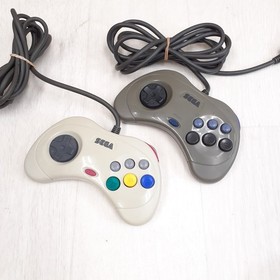 Japanese Sega Saturn Console with 2 Virtua Gun Controllers &3 Games White NTSC-J