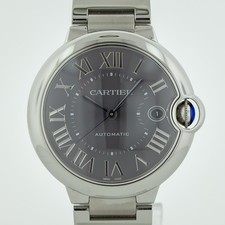 Cartier Ballon Bleu 40, Ref WSBB0060, Mens, Stainless Steel, Gray Sunray-Brushed