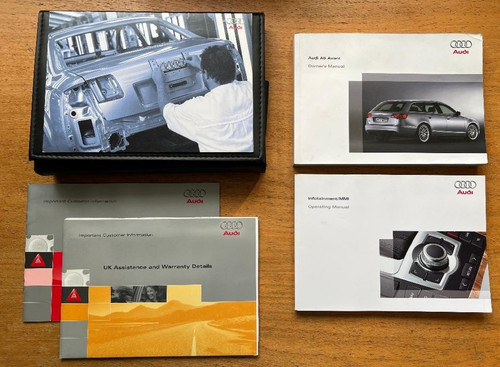 04-08 AUDI A6 AVANT OWNERS HANDBOOK MANUAL & WALLET