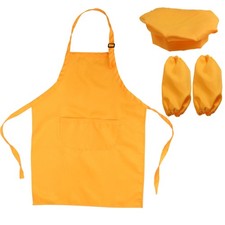 Children's Dining Apron Aprons for Clothing Sleeve Hat