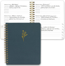 Password Book With Alphabetical Tabs Pocket Size Password Organizer Journal