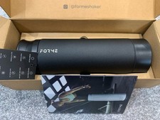 FORME Blender Shaker Bottle Insulated Stainless Steel BLACK brand New In Box