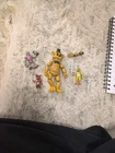 Funko Five Nights at Freddy's Golden Freddy 5” Action Figure W/ Mini Chika/Foxy