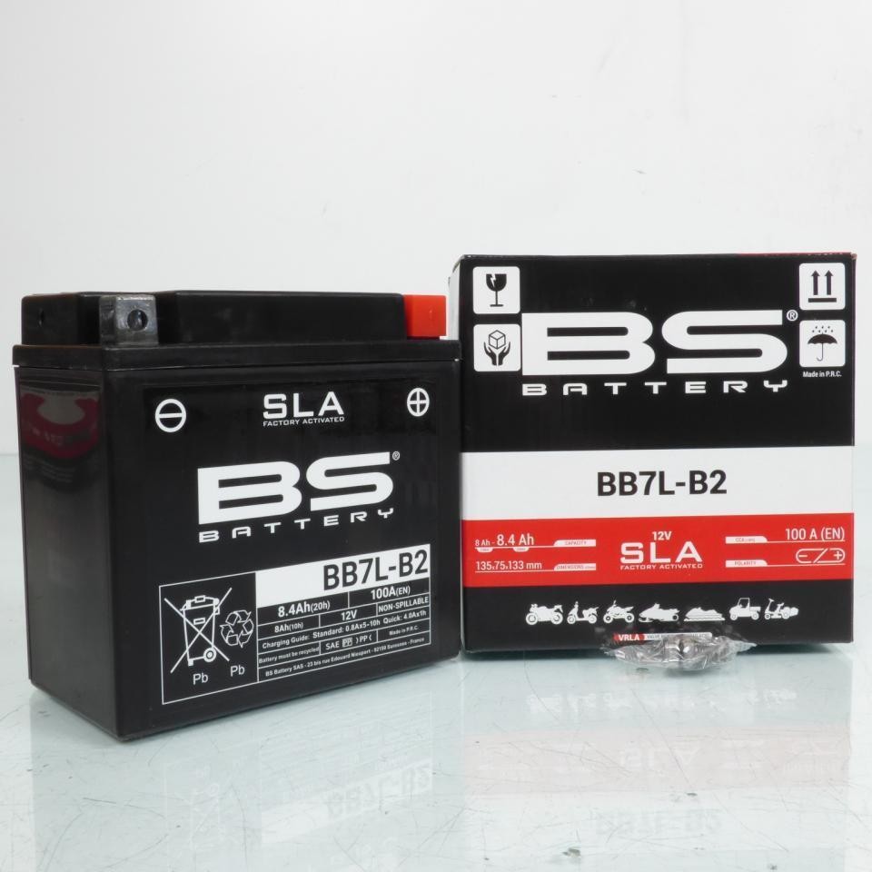 Batterie YB7L-B2 BS Battery pour Yamaha Majesty 180 (2003-2006)