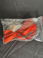 Red Bow Tie Formal Tuxedo Accessory Pre-Tied Adjustable Neck