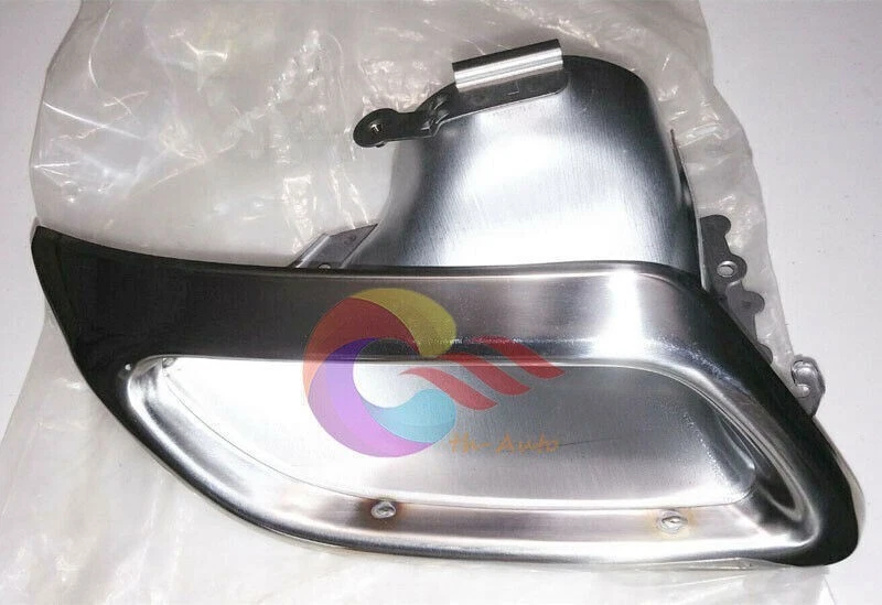 Cubierta de tubo de silenciador de escape trasero derecho de acero inoxidable nueva para Lexus LS460 LS600h Foto 4 de 4