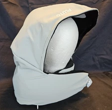 Pluto Pod 2.0 Travel Pillow Hood Neck Support Eye Shield Noise Blocking Blue
