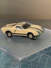 Vintage Aurora T-jet Slot Car Ford GT Tested THUNDERJET TJet Tan