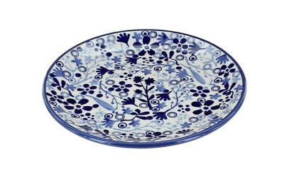 Blue Rose Polish Pottery Darcy Dessert Plate