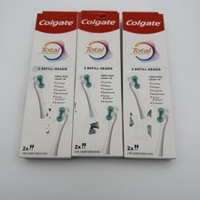 Colgate Total Battery Powered Toothbrush Refill Heads, 2 pack x 3 6 total 