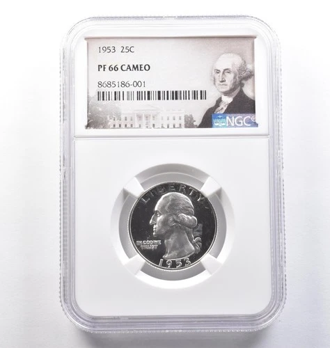 1953 Washington Quarter PF66 CAMEO NGC *3854