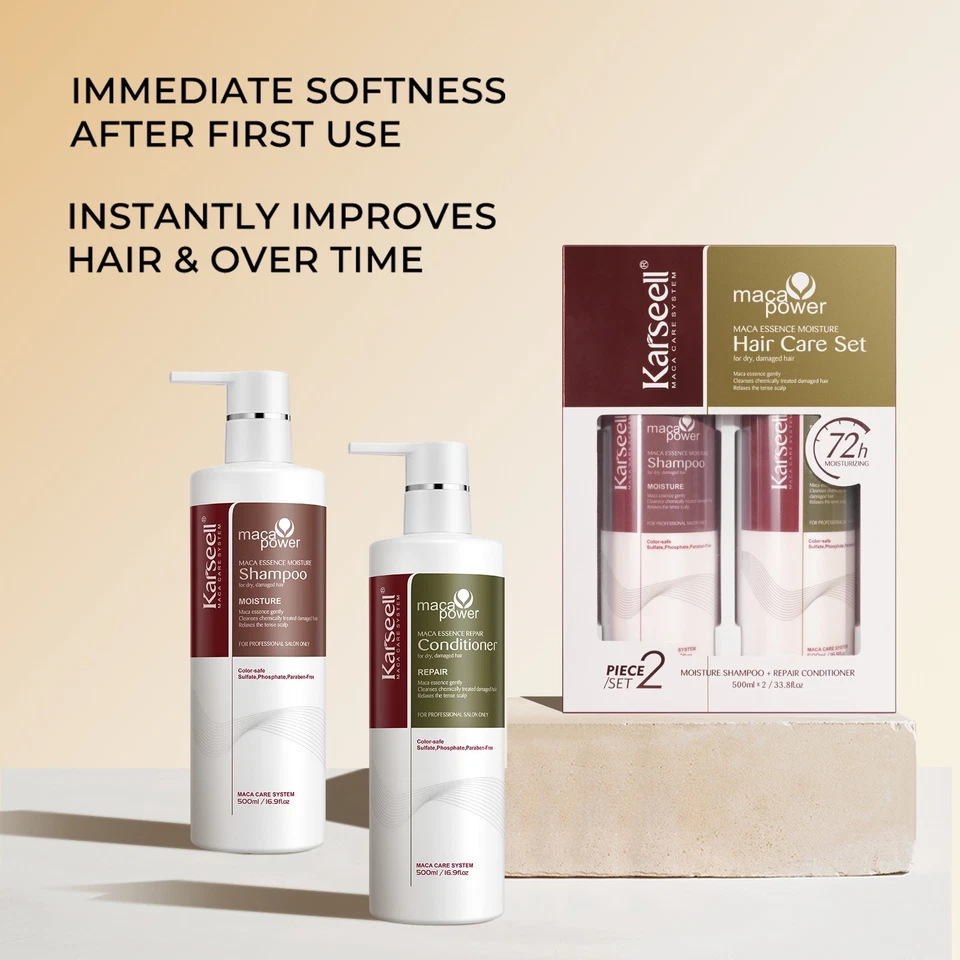 Karseell Collagen Hair Treatment Shampoo Conditioner Set for All Hair Types - Image 4 of 4