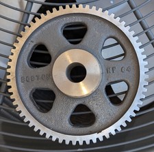 Spur Gear, 10 DP, 14 1/2 PA, 64 Teeth, Cast Iron, Boston Gear NF 64