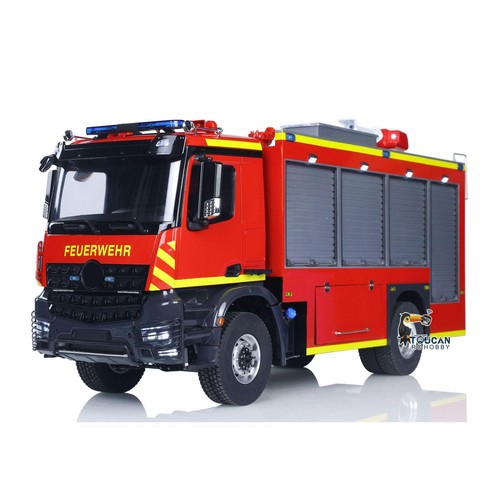 1/14 4X4 Metal Axles Radio Control RC Fire Fighting Vehicle 2Speed Light Sound - Picture 4 of 12