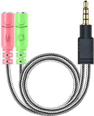 Adattatore Cuffie, POSUGEAR Cavo Audio 3.5mm Maschio a Dual 3.5mm Femmina  Doppio Jack Sdoppiatore Cuffie Microfono Y Splitter per Notebook, PC,  Auricolari