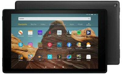   Amazon Fire HD 10 Tablet 10,1-Zoll Full HD 32 GB Schwarz Händler NEU & OVP