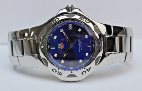 Reloj Hombre Unisex St. Steel TAG Heuer 200 Metros Driver Kirium Azul==WL1116-0==7"