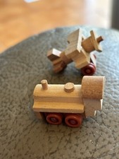 Lotto Sorprese Sorpresine Kinder Legno Aereo Treni Vintage