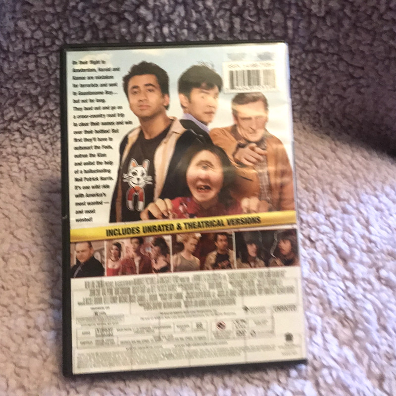 DVD "HAROLD & KUMAR" ESCAPE FROM GUANTANAMO BAY RATED R EUC