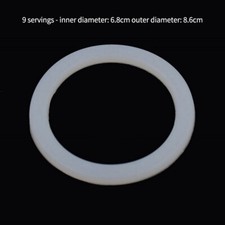 2 X Espressokocher Tassen Dichtungsring,Silikon Kaffeezubehör 2/4/6/9 Tasse