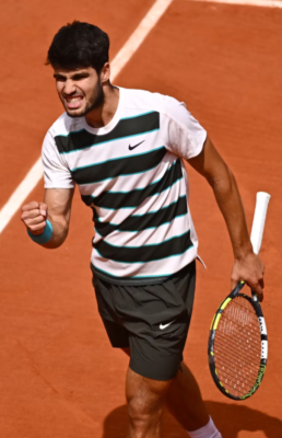 Nike Carlos Alcaraz 2025 French Roland Garros Tennis Shirt +