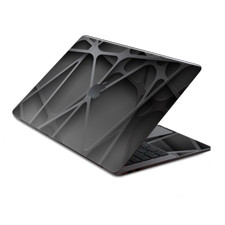 Skin Decal Wrap for MacBook Pro 13" Retina Touch Black Metal Web Panels