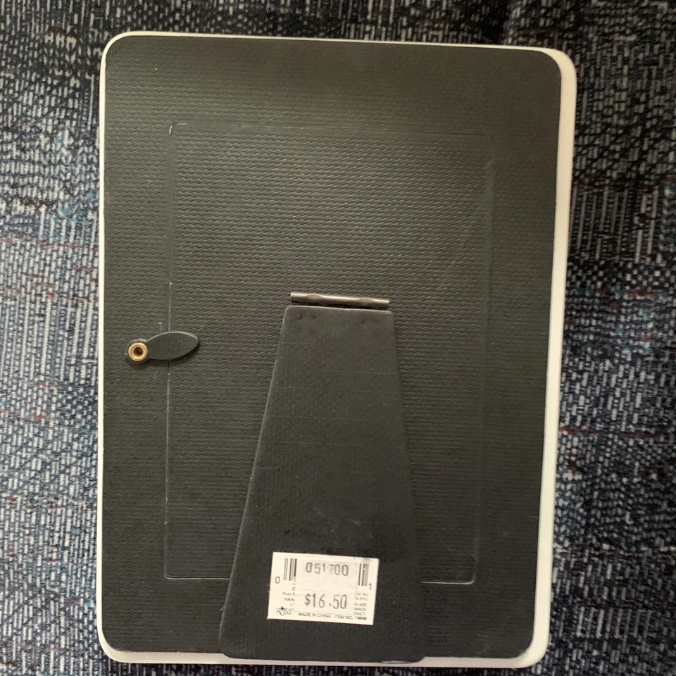 Marco de fotos de porcelana para bautizo de bebé con capacidad para foto de 3,5" x 5" nuevo en caja por Russ  Foto 2 de 4