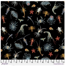 Free Spirit Rachel Hauer Mariana Plankton Party Multi Cotton Fabric By Yard