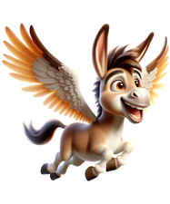 XXL 18X18 Autoaufkleber Lustiger Esel Aufkleber Wetterfester Vinyl Sticker