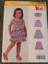 Simplicity Pattern New Look 0455 Toddlers Five Sizes In One Uncut/New