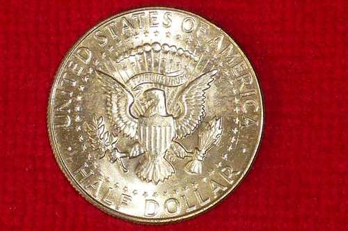 1968 (D) Kennedy Half Dollar, 40% Silver BU, US Coin, **(Nice Coin)**. - Picture 9 of 16