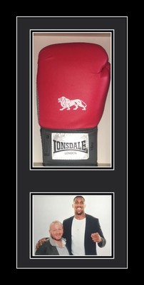boxing glove case picture frame