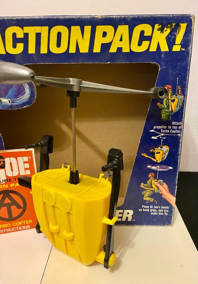 Accessoire Geyper Man Turbo-Copter - Vintage 1980 - Boîte Scellée - Action Man