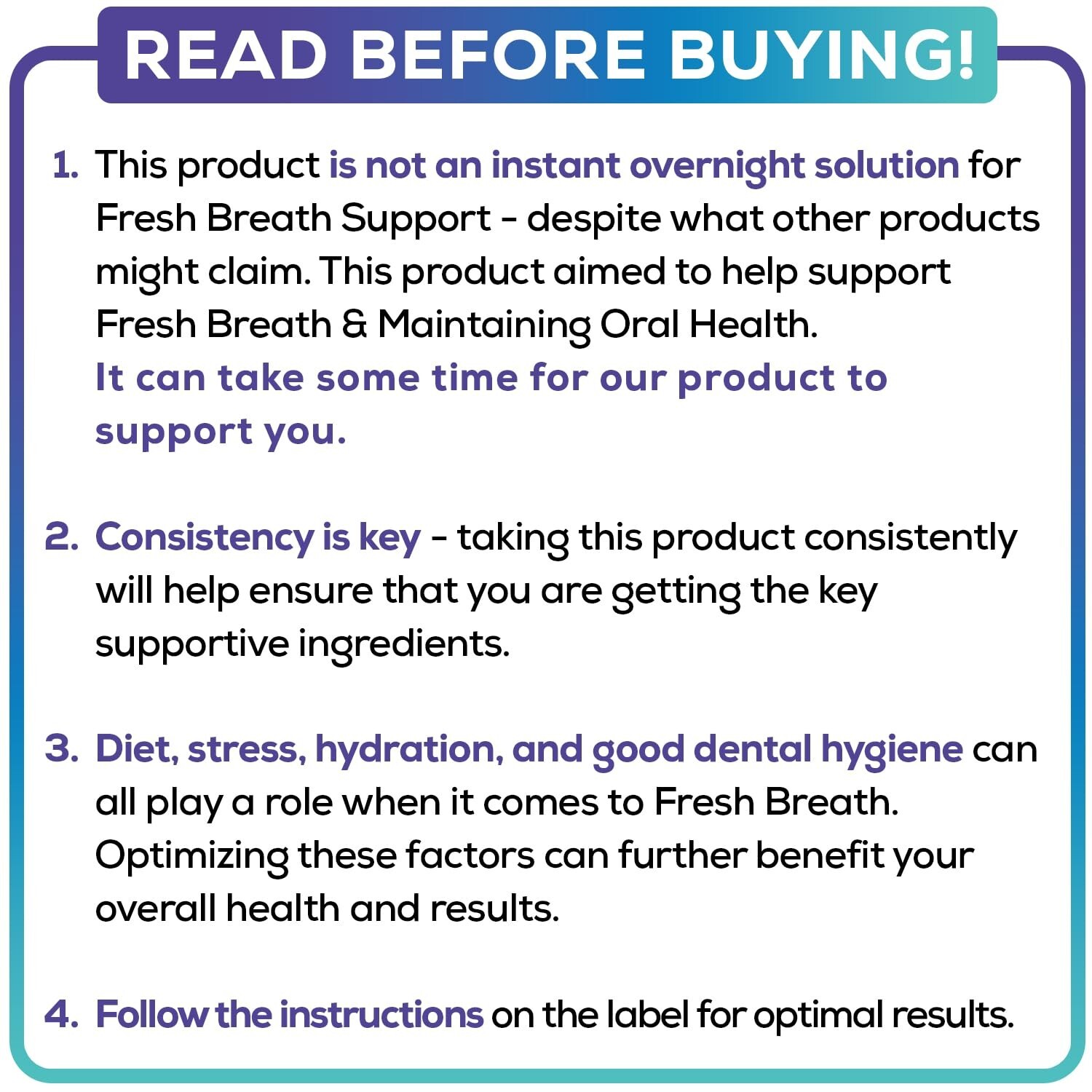 Oral Complete, Dental Probiotics, Bad Breath Treatment Halitosis Tonsil Stone