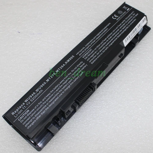 New Battery for Dell Studio 15 1535 1536 1537 1555 1557 1558 WU946 PP33L PP39L