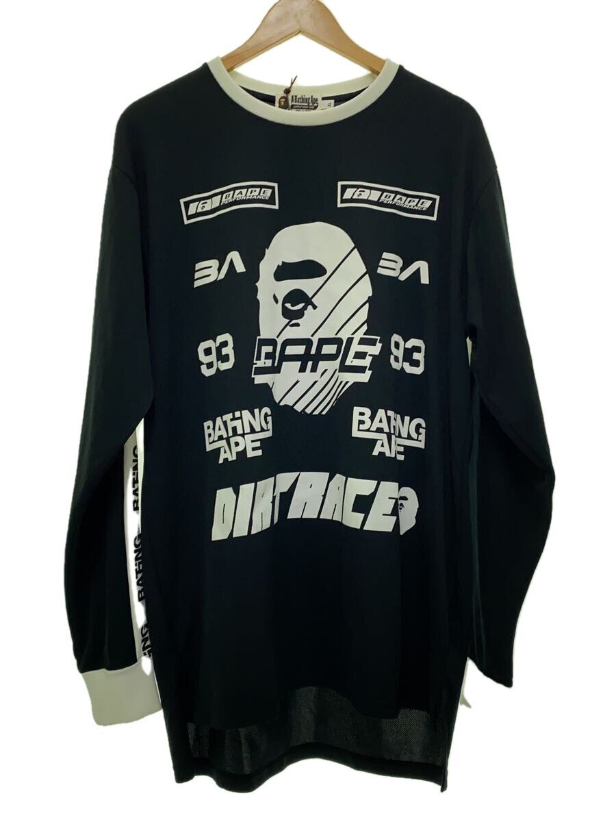 A BATHING APE Long Sleeve Shirts cotton black XL Used | eBay