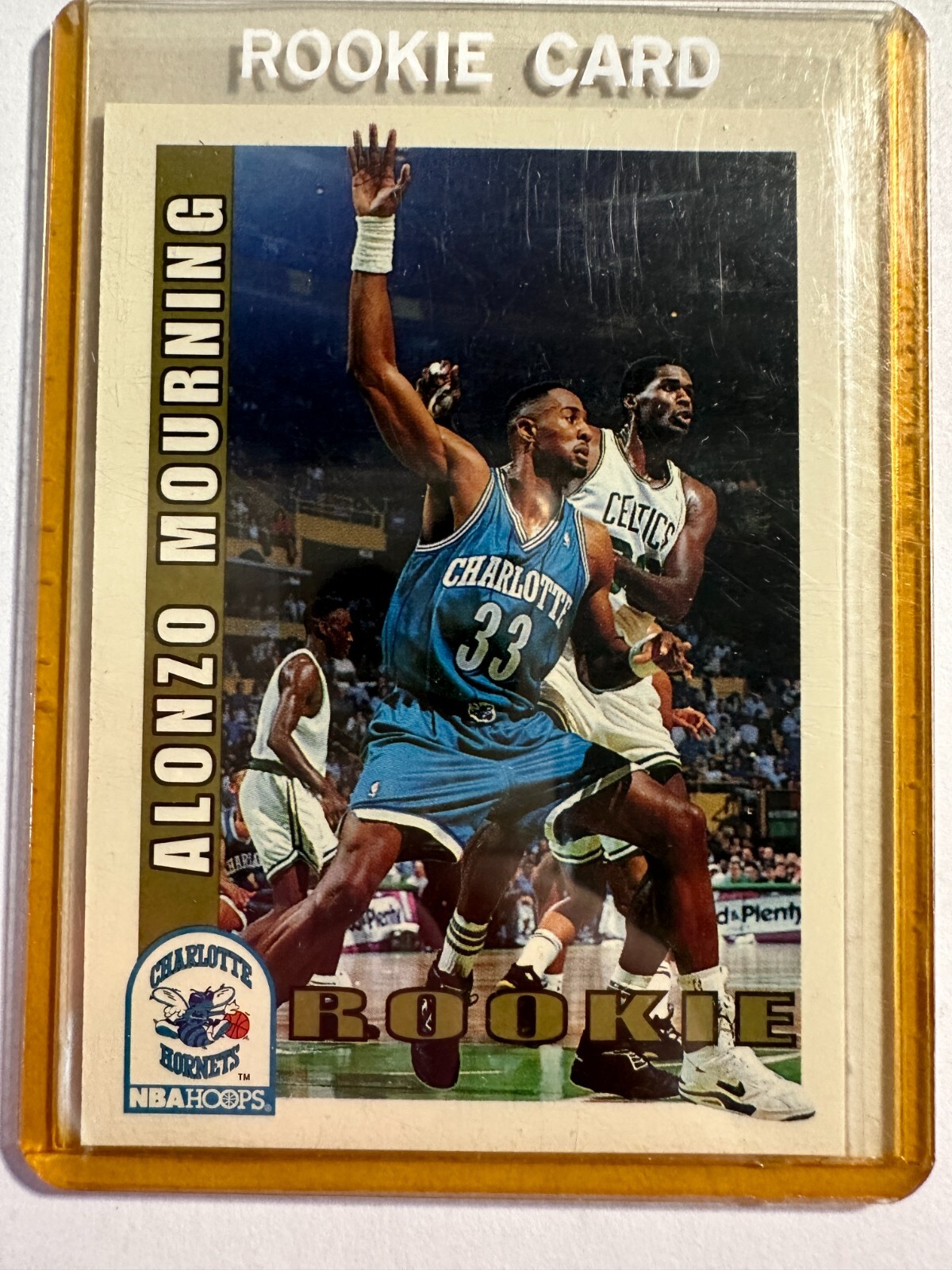 K76,637 - 1992-93 Hoops #361 Alonzo Mourning RC