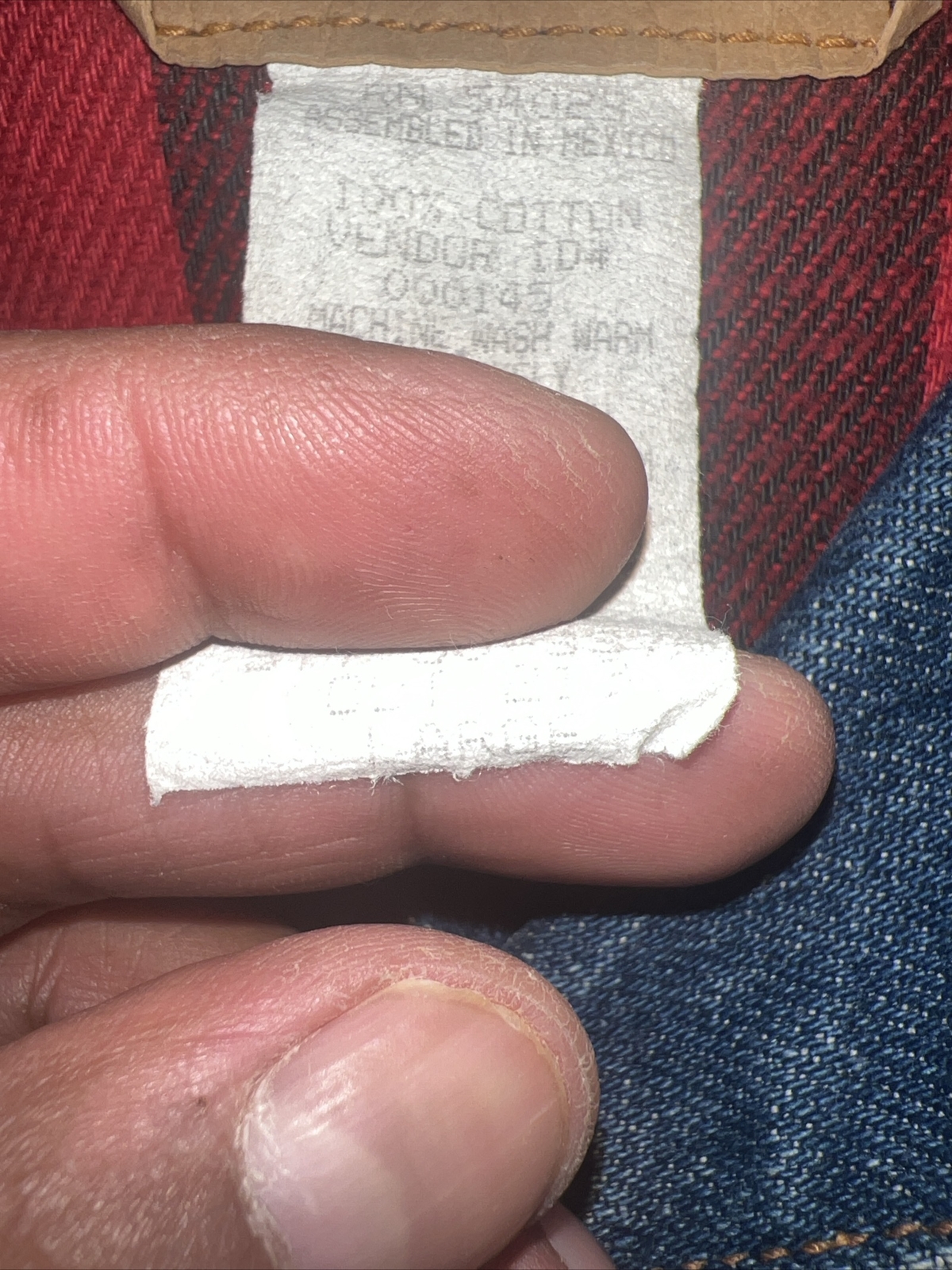 GAP Work Force Blanket Lined Jean Jacket Large Vi… - image 4