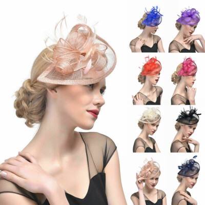 Fascinator Donna Grande Fascinator Clip Cappello Matrimoni Donna Giorni
