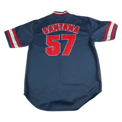 Minnesota Twins #57 Santana Baseball Jersey Size L MLB True Fan