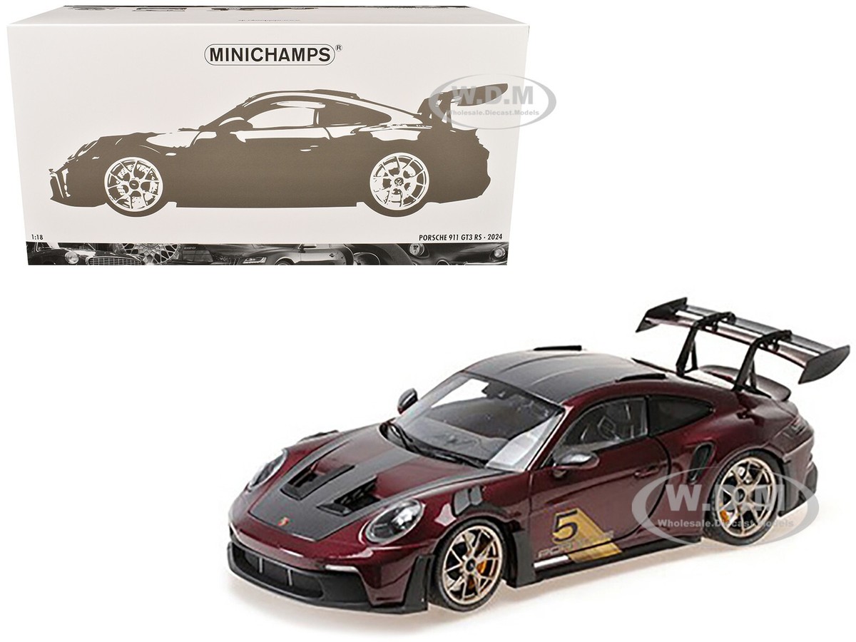 【MINICHAMPS】1/18 Porsche 911 GT3RS Back 1/18 Minichamps 2024 Porsche 911 (992) GT3 RS Weissach Package