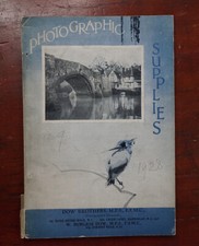 KODAK LTD 1928 PRODUCT CATALOG, COVER WRITTEN ON/cks/220420