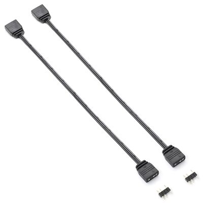 ARGB Splitter Extension Cable 3 Pin Addressable RGB Splitter Expand Computer ...